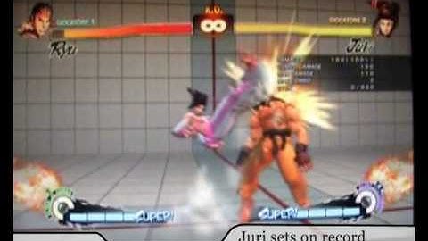 [SSFIV] Juri Option Select