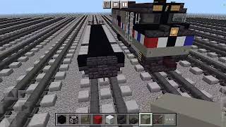 Minecraft Tutorial How to make a Amtrak F40PH Phase III