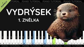 Vydrýsek - večerníček - znělka - Zdálo se ti, zdálo (piano tutorial | klavír | akordy | noty)