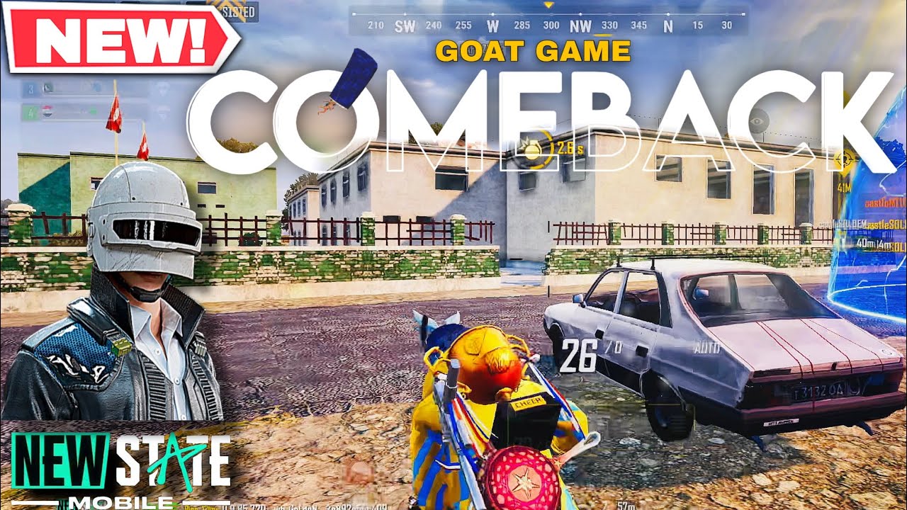 THE BEST MOBILE GAME  COMEBACK SOON • NEW STATE MOBILE 