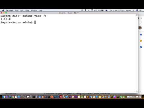 How to install yarn in mac | check yarn version