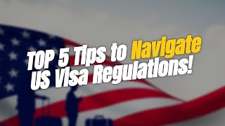 TOP 5 Tips for Syrian Passport Holders to 🛂 Navigate US Visa Regulations