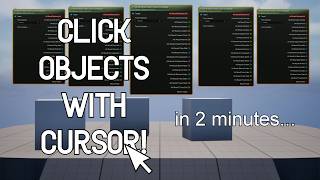 Interact with 3D objects using 2D mouse cursor | Unreal Engine 5 Tutorial