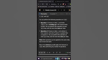 Q3. Minimum Array Sum | Leetcode Weekly-425 | Editorial#contest #coding  #dp #memoization #recursion