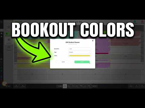 Change Bookout Colours training video