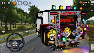 Loading dj truck game ! Mobile Game ! Dj Truck Game Bus Simulator Indonesia ! Dj truck mod Bussid  screenshot 1