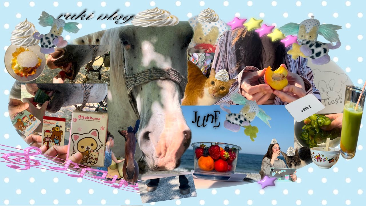 Draw•Pack orders•Befriend a Horse•Make Sago• Enjoy Summer | ruki vlog ...