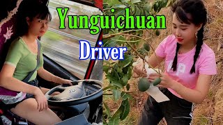 Yunguichuan hot girl tài xế đầu kéo Chinese (p1)