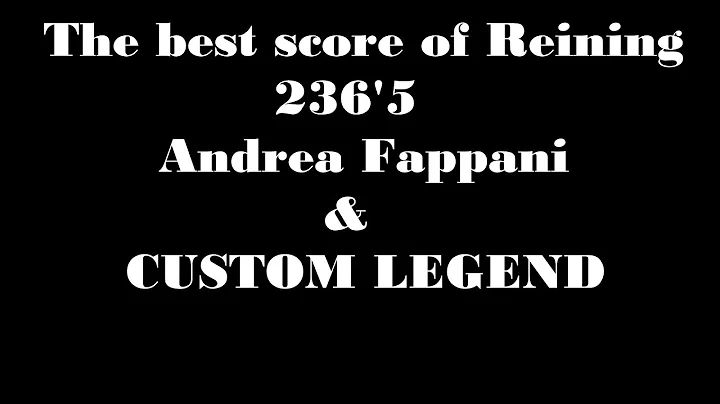 Top score 236'5 By Andrea Fappani & CUSTOM LEGEND