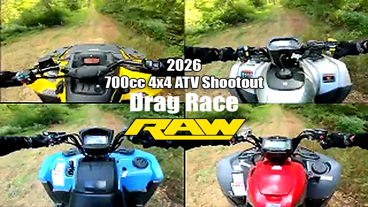 2026 700cc 4x4 ATV Shootout - Drag Race RAW