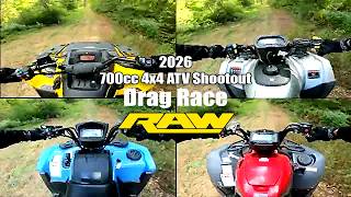 2026 700cc 4x4 ATV Shootout - Drag Race RAW