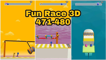 Fun Race 3D (Level 471-480) Gameplay