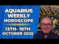 ♒ Aquarius Weekly Horoscope | Oct 13 - 19, 2025 | Patrick Arundell Astrology