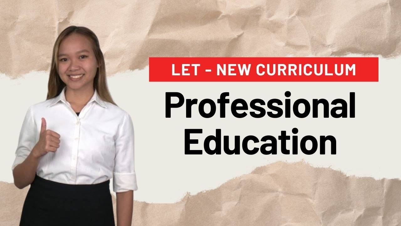 Professional Education Practice Drill (NEW Curriculum items)