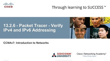 Курс Молодого Бойца Cisco Часть 1 2021 CCNA ITN 13.2.6 Packet Tracer Verify IPv4 and IPv6 Addressing