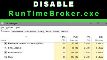 Disable RunTimeBroker.exe in Windows 10