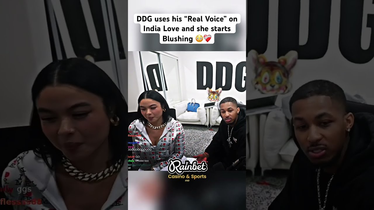 DDG Uses His Real Voice On India Love And She Starts Blushing Ddg Indialove Kai Shorts