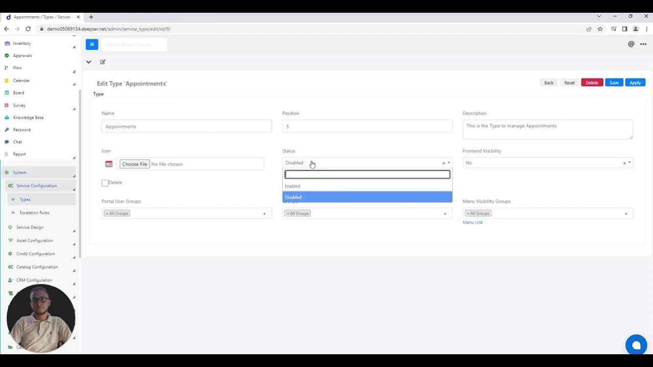 Service: Creating Service Types with Deepser - YouTube