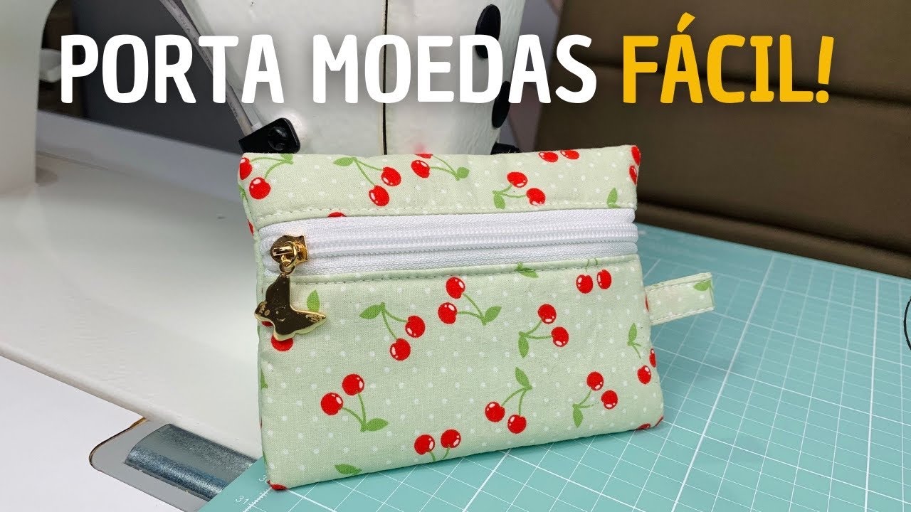 PASSO A PASSO - PORTA MOEDAS PARA INICIANTES