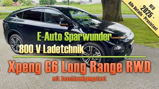 E-car savings miracle / 800 V charging technology / Xpeng G6 Long Range RWD with acceleration test