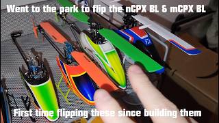 Blade nCPX BL & mCPX BL - First 3D Flips At Park