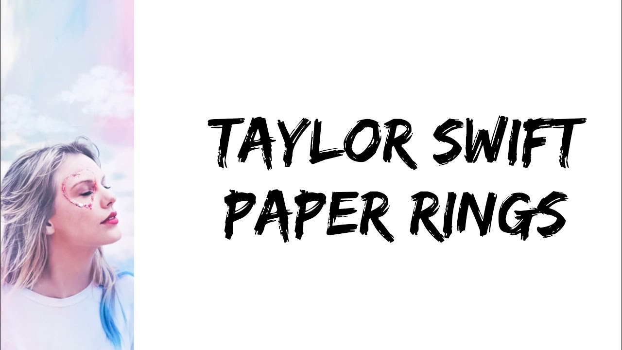 Replying to @Taylorfeverr paper rings 💍 what lyrics next? #paperring... |  TikTok