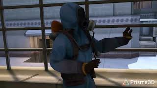 P3D Fight Animation movement Test (Y509)