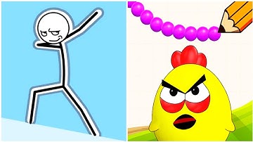 "Draw to Smash 🆚 Through the Wall | Puzzle Game Showdown & All Levels Walkthrough!"