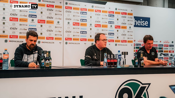31. Spieltag | H96 II - SGD | Pressekonferenz nach dem Spiel