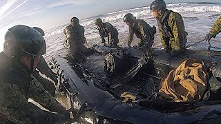 U.S. Marines And Japanese Soldiers Conduct Amphibious Landing Exercise