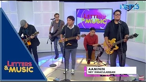 Ney Dimaculangan - Aaminin (NET25 Letters and Music)