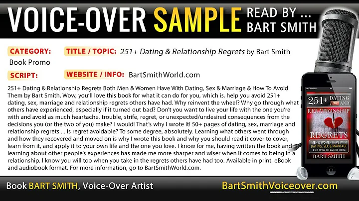 BOOK PROMO: 251+ Dating & Relationship Regrets Bot...