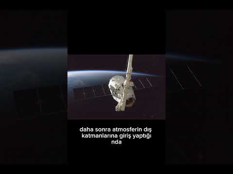 Uzay Aracı Dünya’ya nasıl geri dönüyor.  #uzay #alpergezeravcı #space #spacex