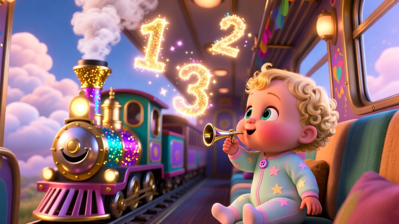 Baby’s Dream Train Ride | Soothing Lullaby for Kids | Toddler Sleep Adventure Rhyme