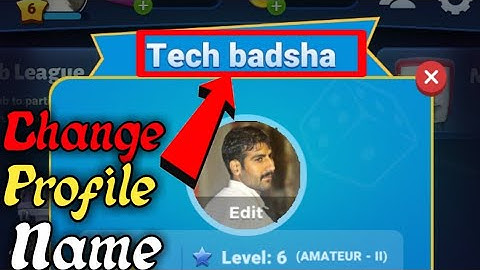 How to Change Profile Name In Ludo Titan