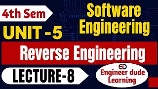 Reverse Engineering 😍 UNIT-5 Software Engineering ‎⁨@Engineerdude-g6m⁩  