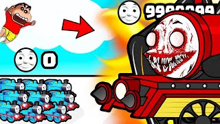 UPGRADING NOOB SPIDER TRAIN Choo Choo Charles into HACKER🔥NOOB vs PRO vs HACKER MERGE ALPHABET LORE