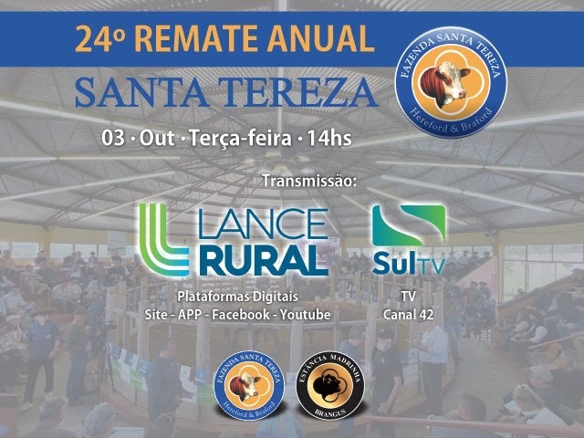 24° Remate Anual Santa Tereza 