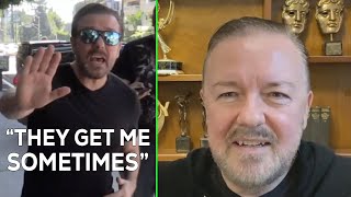 Ricky Gervais Reaction on Paparazzi in Epic Showdown