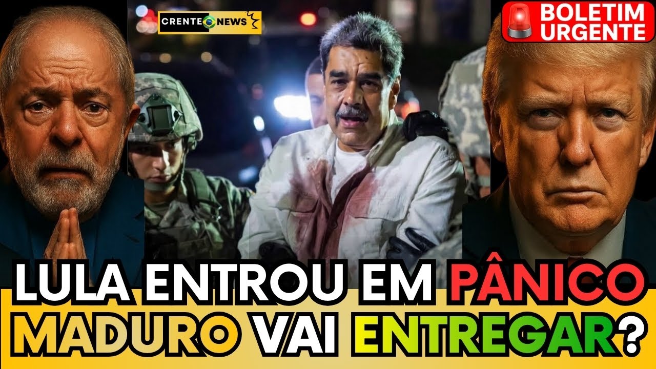 🚨 LULA CONVOCA REUNIÃO DE EMERGÊNCIA APÓS CAPTURA DE MADURO PELOS EUA! MEDO DO QUE ELE VAI CONTAR?