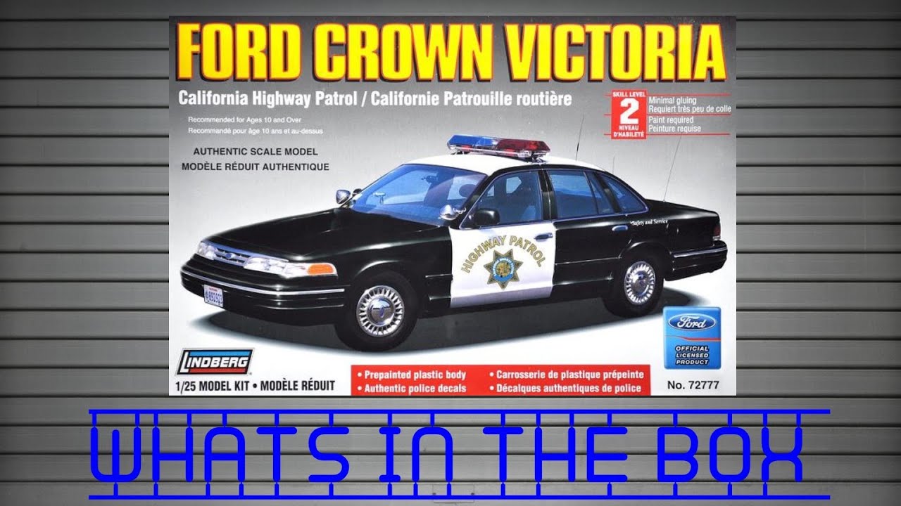 Whats In The Box | Lindberg CHP Crown Victoria - YouTube