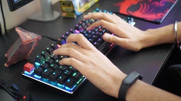 GMMk TKL sound test in 4k 60 (lubed)