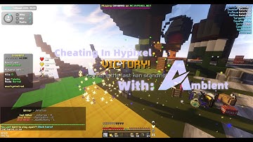 Shader Hacking In Hypixel With Ambient Client | Crazy Speed And Insane Scaffold af