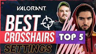 Top 5 Valorant CROSSHAIRS That give AIMBOT | VALORANT new Crosshair updated | Just copy & paste Code