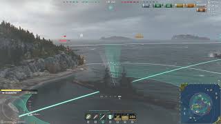 The Albatross delivers a fatal blow: The Frunze goes down