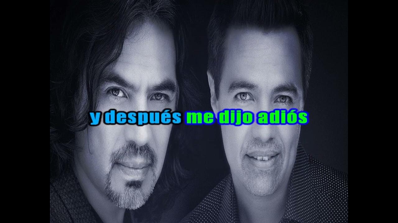 los temerarios ES ELLA LA CAUSA karaoke