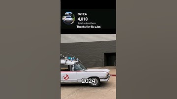 thanks for 4000 subs! #ghostbusters #ecto1 #ghostbustersfrozenempire