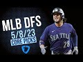 MLB DFS Core Picks 5/8/23 | FanDuel Main Slate