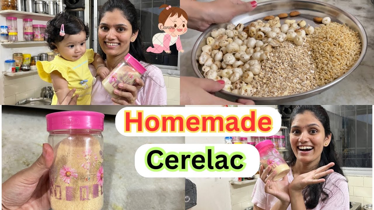 आपल्या बाळासाठी बनवा घरगुती पौष्टिक सेरेलॅक | Homemade Cerelac 🥣 @BhaktiChede