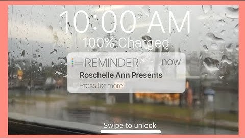 IOS NOTIFICATION POP UP INTRO 📱(inspired by jessica vu) | Roschelle Ann